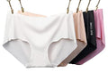 Women's Ice Silk Blend Invisible Lines No Show Hipster Panty (Pack of 4) (Multicolor, S)
